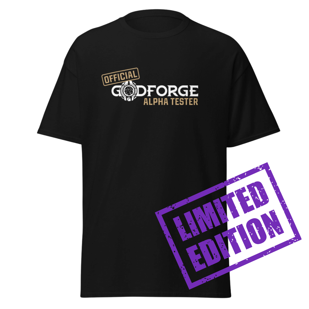 OFFICIAL Godforge Alpha Tester T-shirt