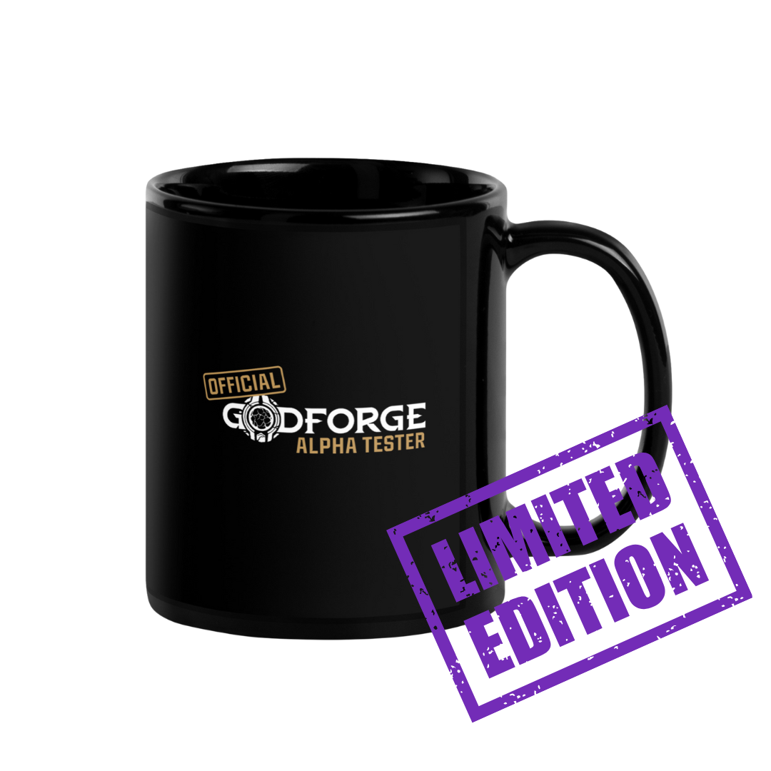 OFFICIAL Godforge Alpha Tester Mug